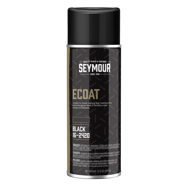 SEYMOUR Auto & Collision E-Coat Primer - Black, 12 oz